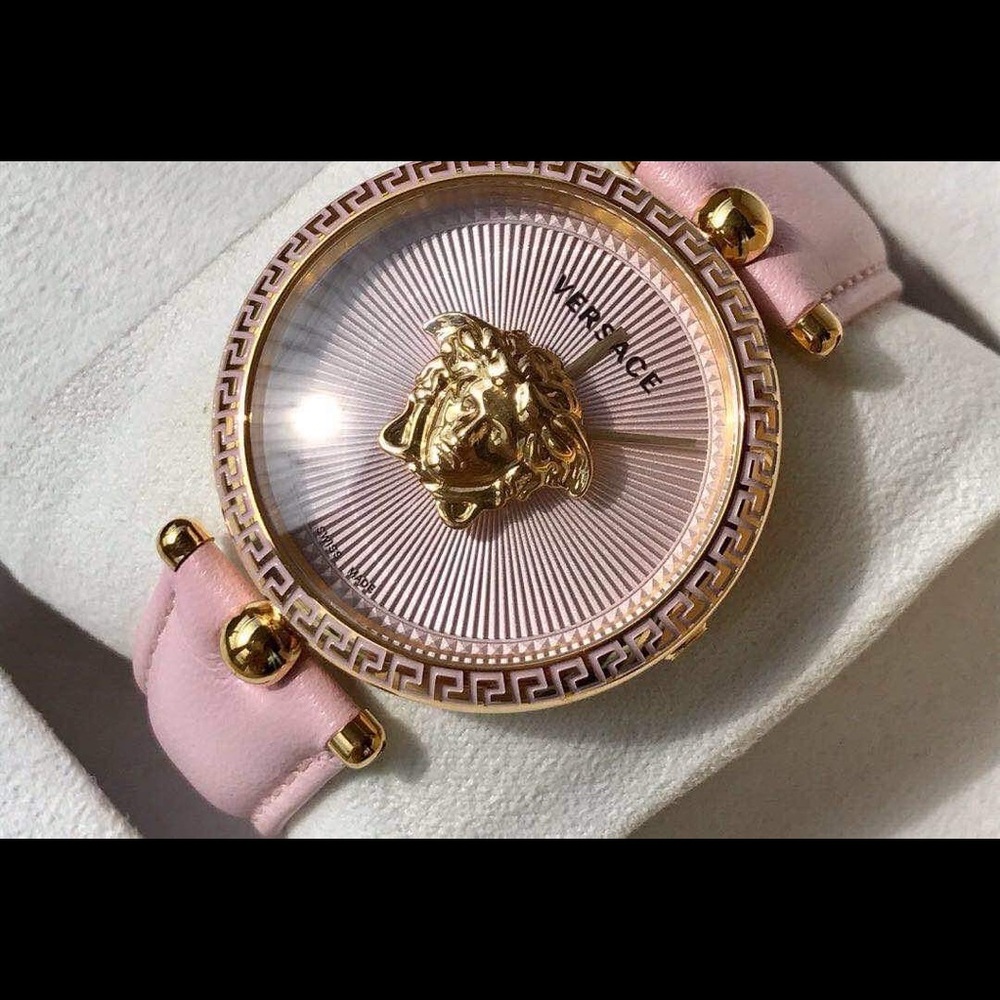 Versace Gold- Plated Versace Palazzo Empire Pink
